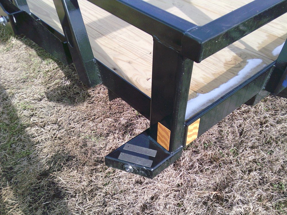 83" x 16' Tandem Axle Utility (3" x 4" Angle Frame)