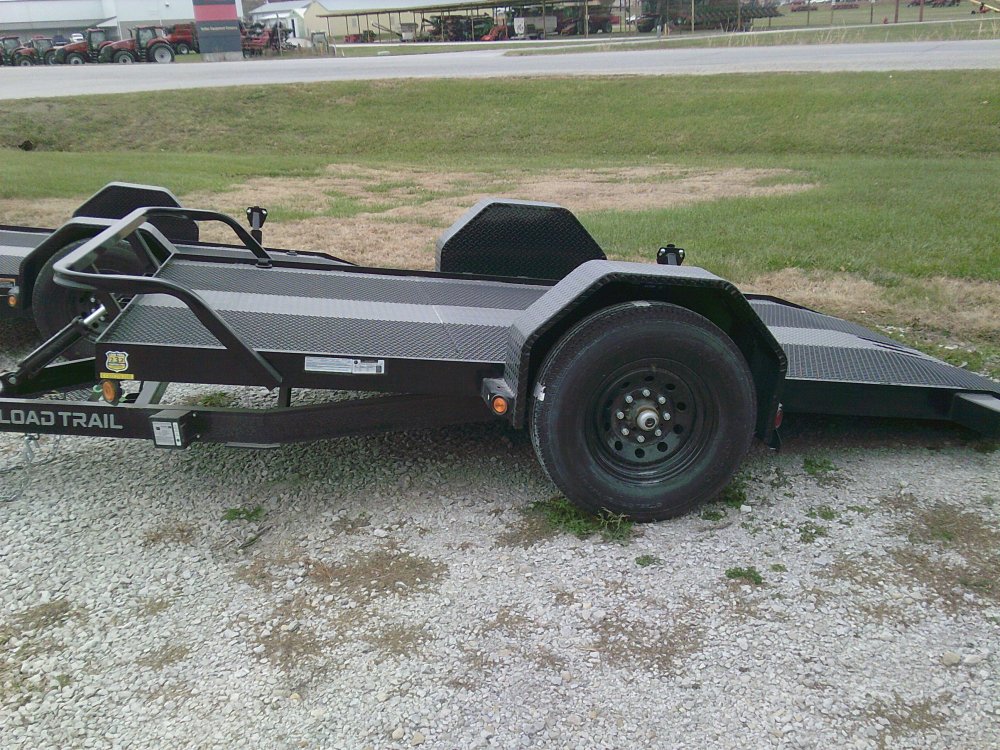 77" x 12' Single Axle Scissor Hauler