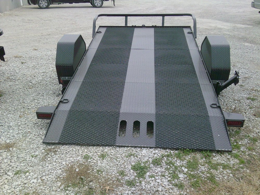 77" x 12' Single Axle Scissor Hauler