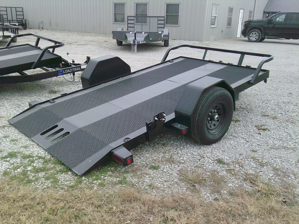 77" x 12' Single Axle Scissor Hauler