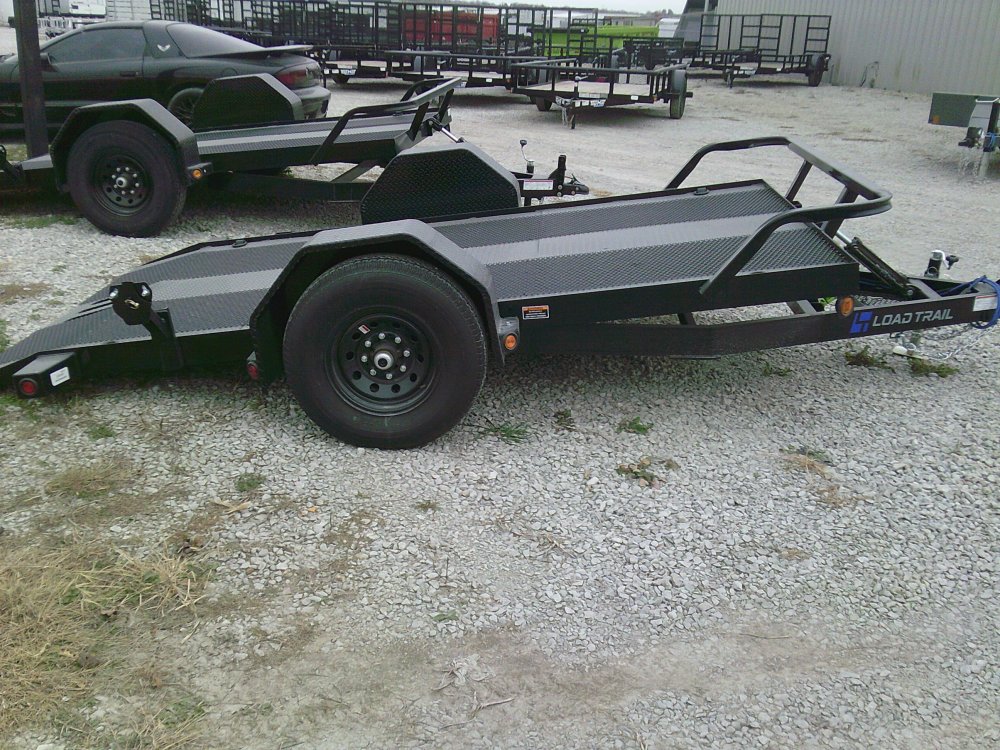 77" x 12' Single Axle Scissor Hauler