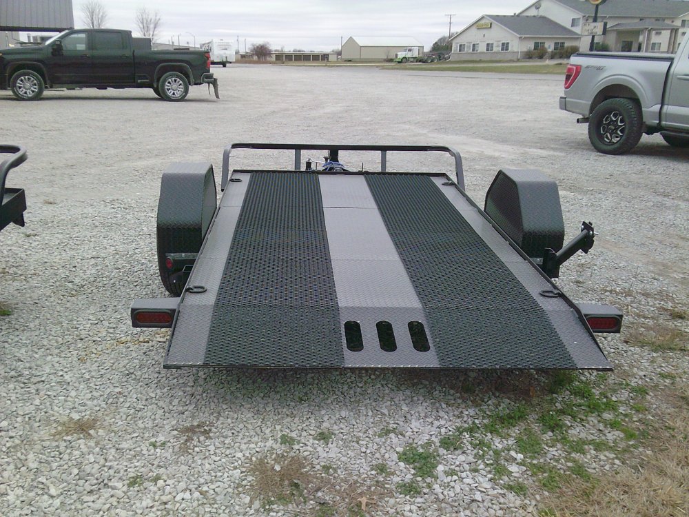 77" x 12' Single Axle Scissor Hauler