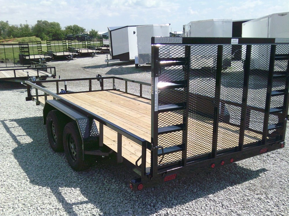 83" X 16' Tandem Axle Utility Trailer 7K