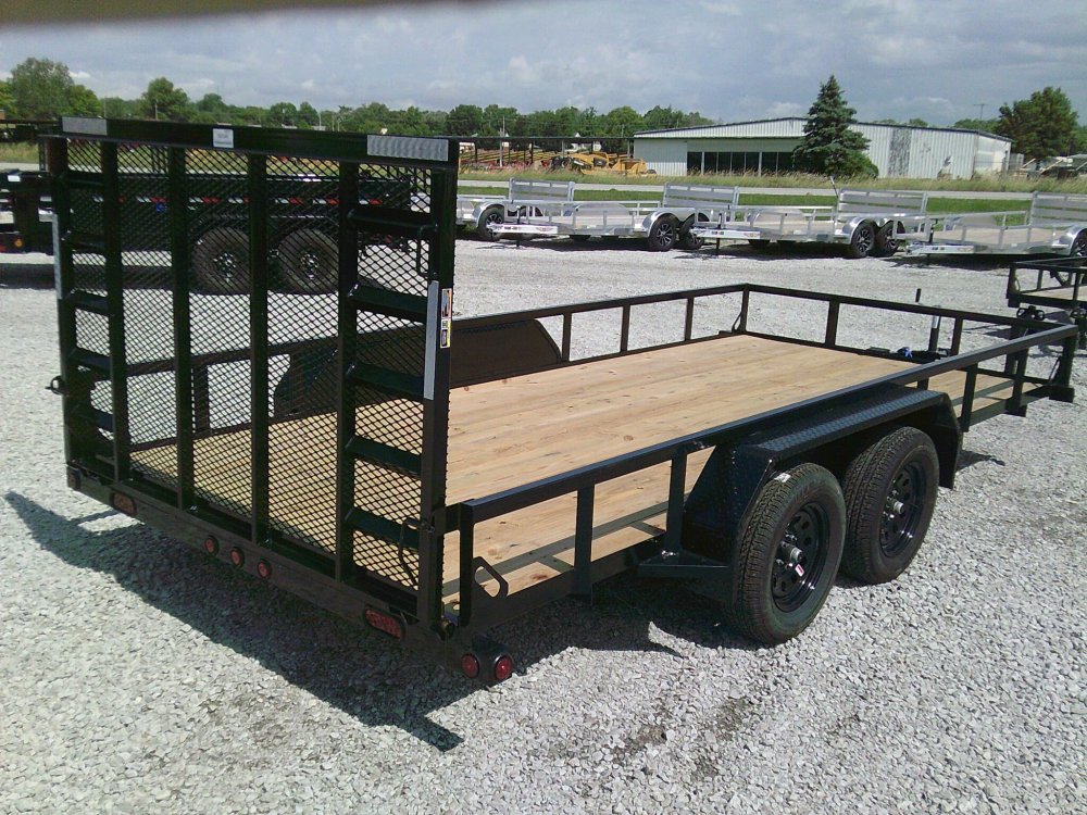 83" X 16' Tandem Axle Utility Trailer 7K