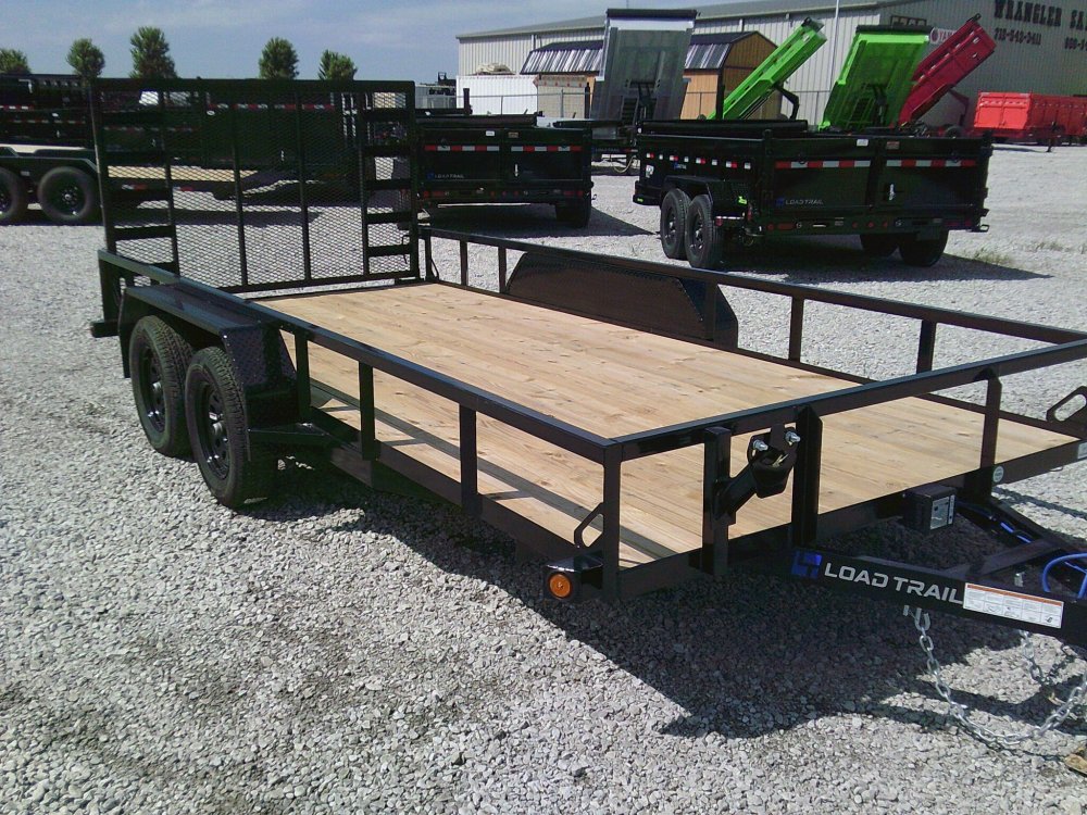 83" X 16' Tandem Axle Utility Trailer 7K