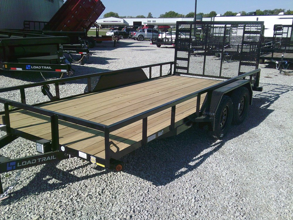 83" x 16' Tandem Axle Utility (2" x 3" Angle Frame)
