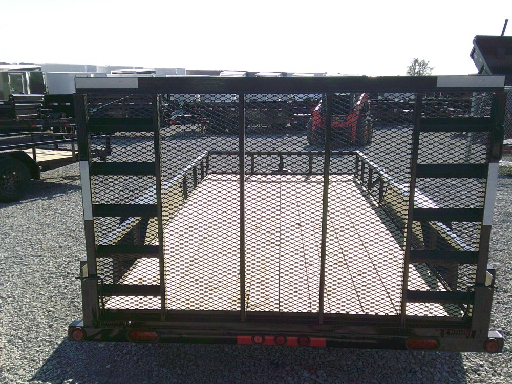 83" x 16' Tandem Axle Utility (2" x 3" Angle Frame)