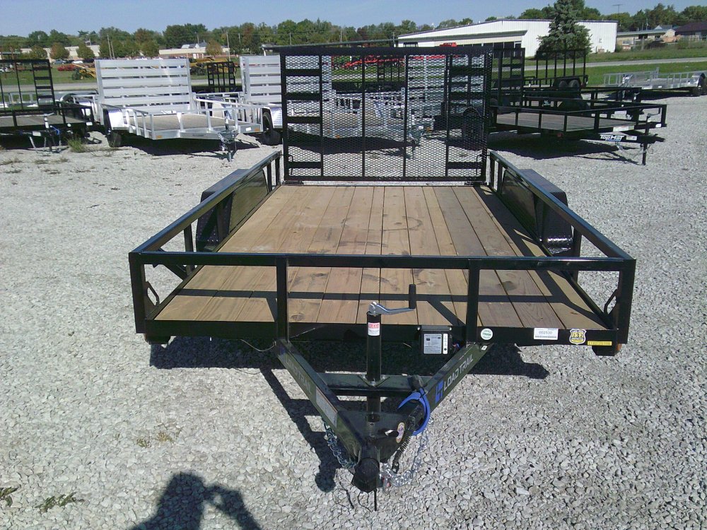 83" x 14' Tandem Axle Utility (2" x 3" Angle Frame)