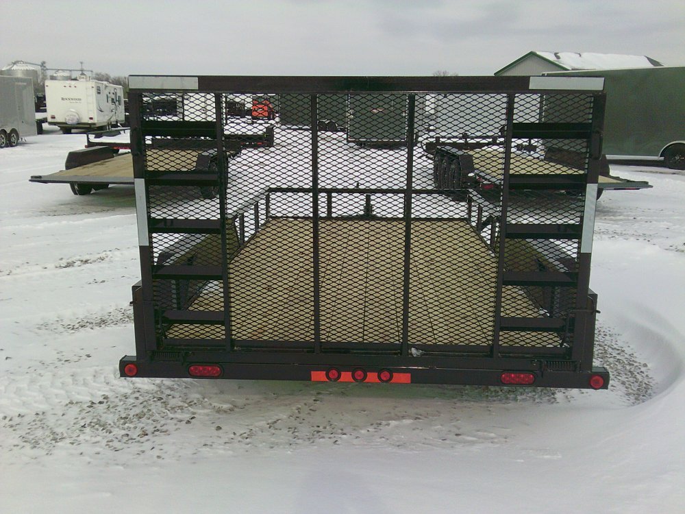 83" x 14' Tandem Axle Utility (2" x 3" Angle Frame) -7K