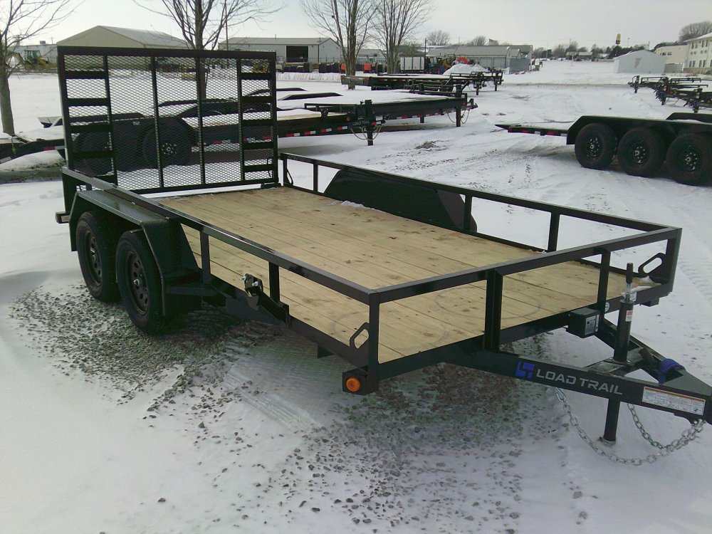 83" x 14' Tandem Axle Utility (2" x 3" Angle Frame) -7K