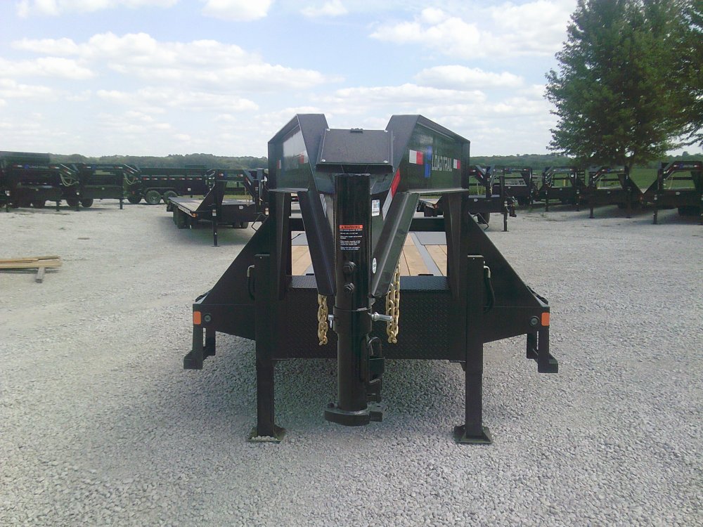 102" x 32' Tandem Low-Pro Gooseneck w/Hyd. Dove -24K