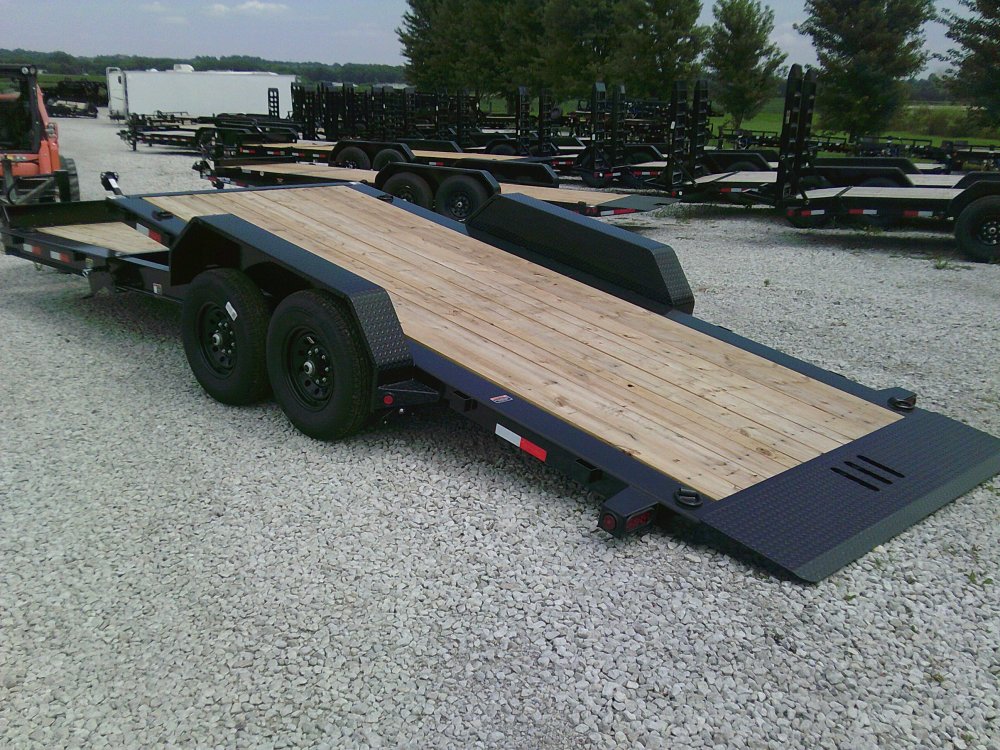 83" X 22' Tilt-N-Go Tandem Axle Tilt Deck I-Beam Frame