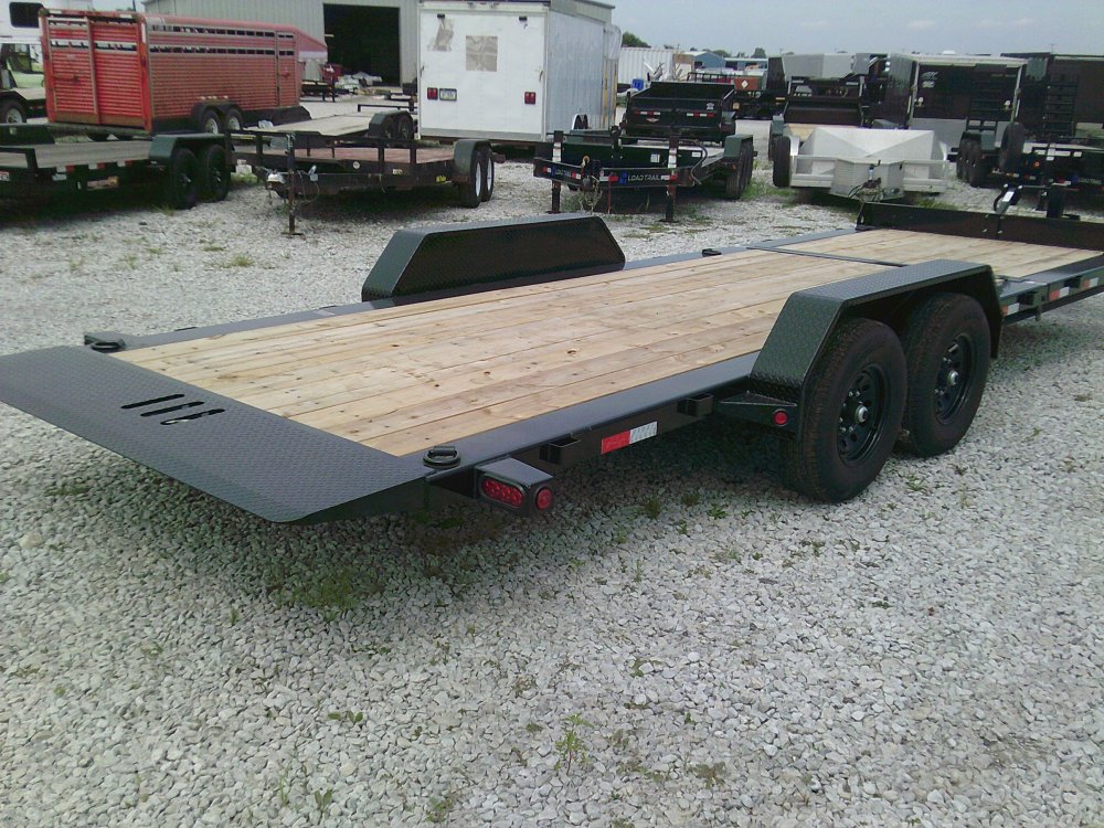 83" X 22' Tilt-N-Go Tandem Axle Tilt Deck I-Beam Frame