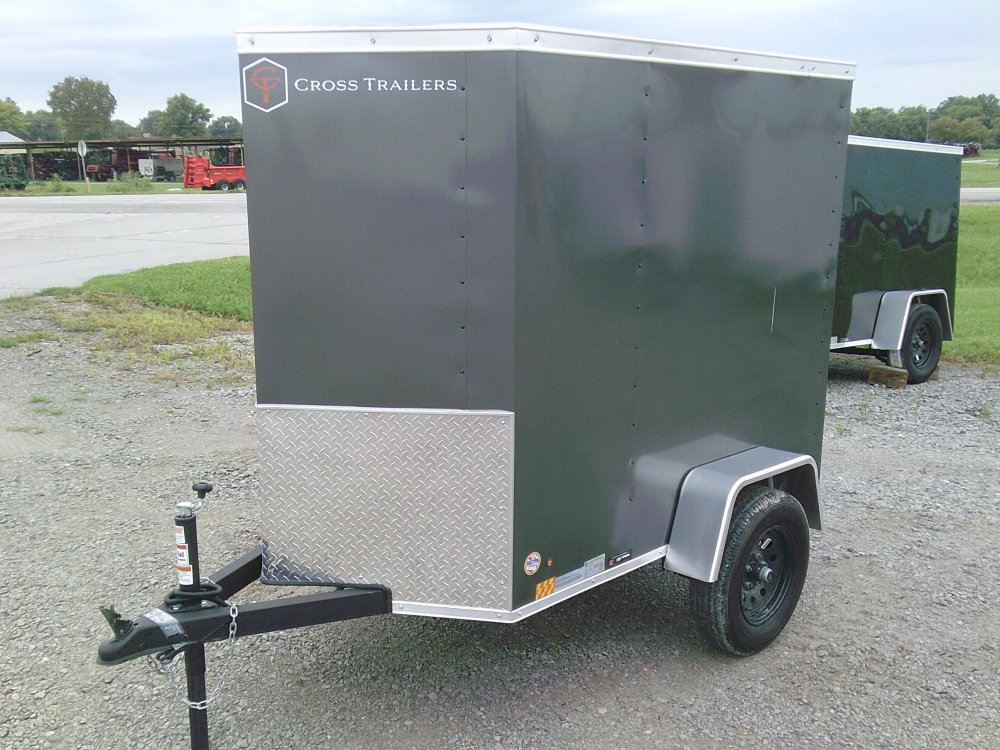 4X6 Enclosed Cross Trailer 2K
