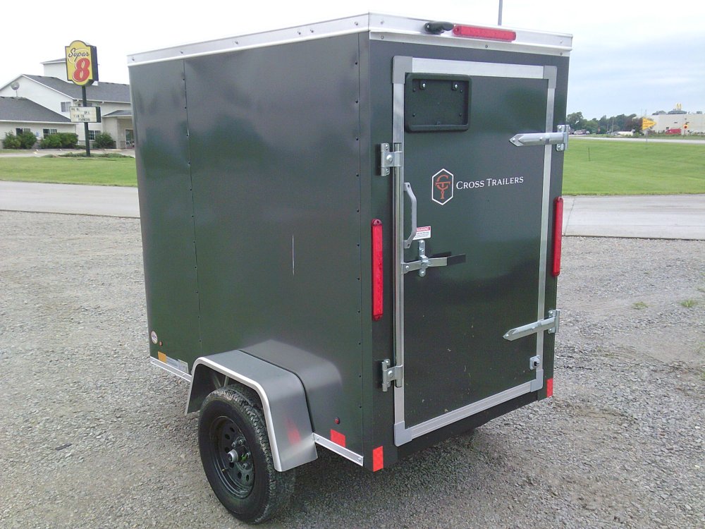 4X6 Enclosed Cross Trailer 2K