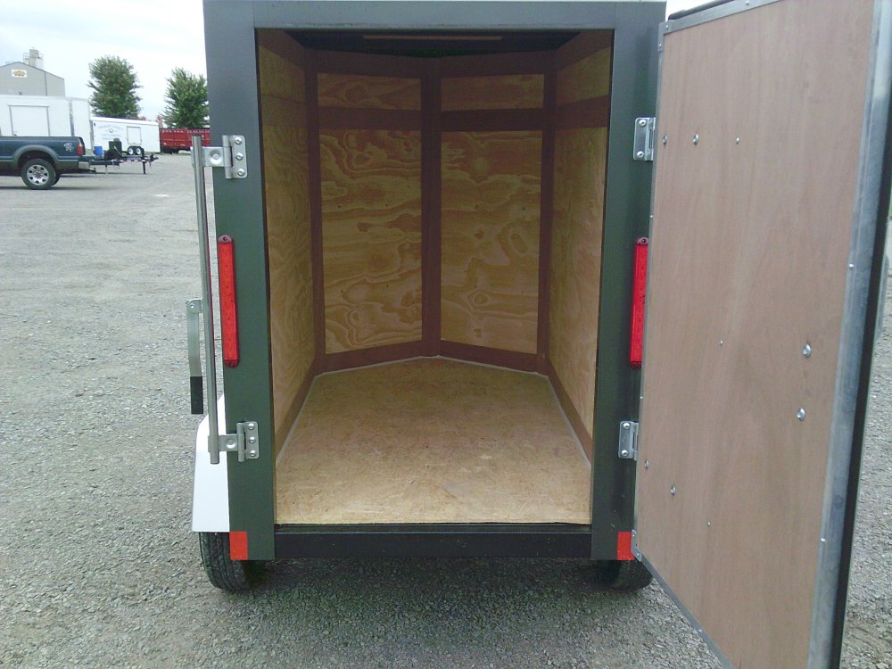 4X6 Enclosed Cross Trailer 2K
