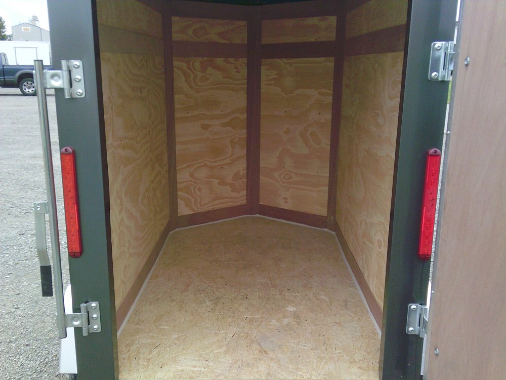 4X6 Enclosed Cross Trailer 2K