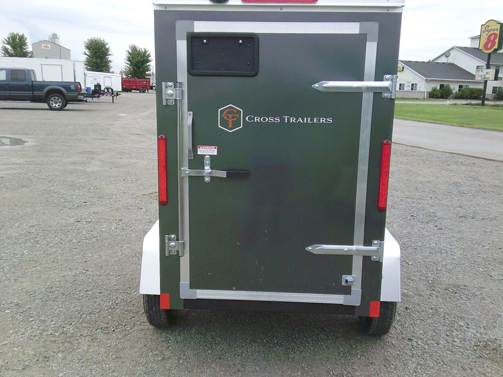 4X6 Enclosed Cross Trailer 2K