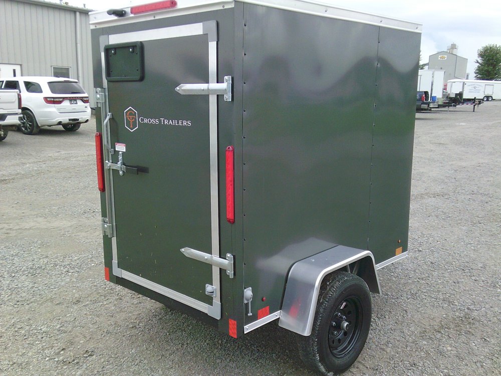 4X6 Enclosed Cross Trailer 2K