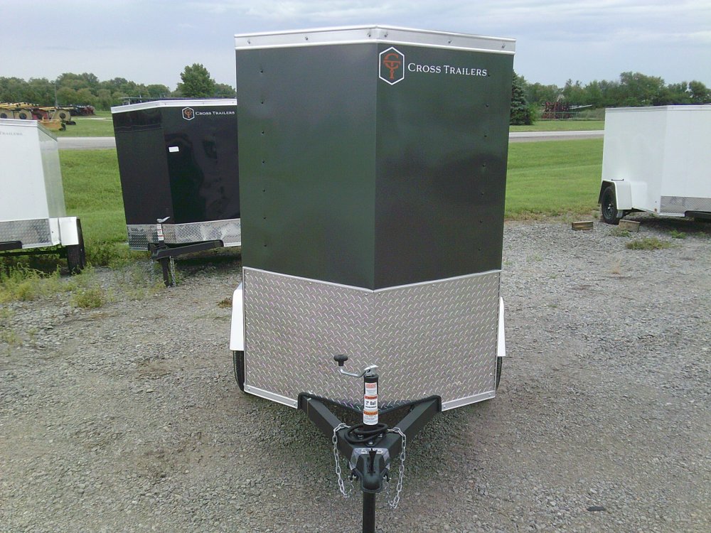 4X6 Enclosed Cross Trailer 2K