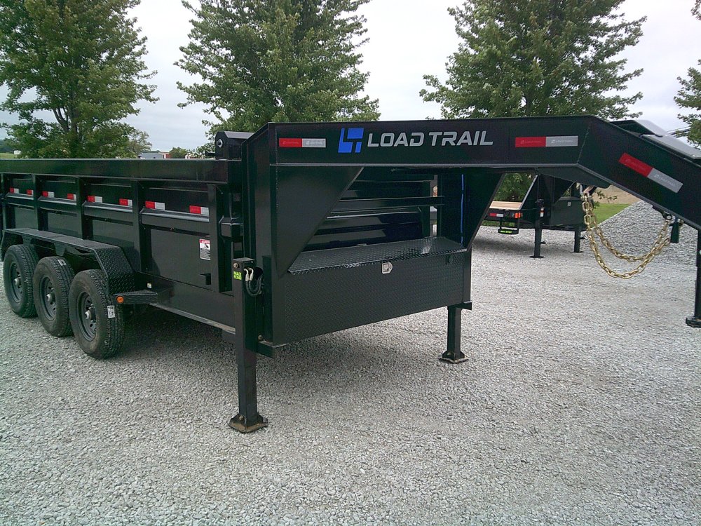 83" x 16' Triple Axle Gooseneck Low-Pro Dump