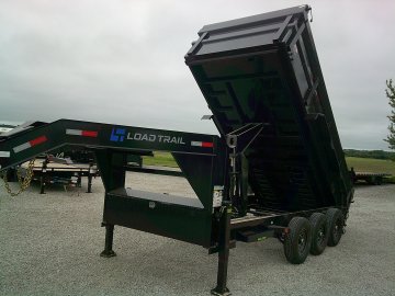 83" x 16' Triple Axle Gooseneck Low-Pro Dump