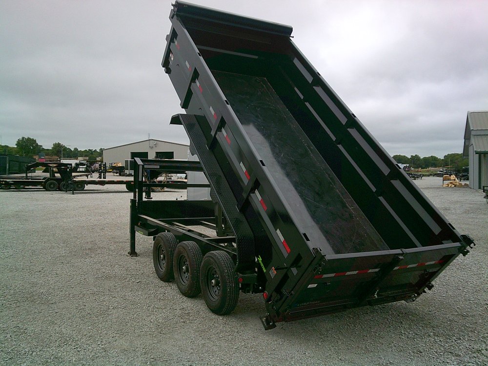83" x 16' Triple Axle Gooseneck Low-Pro Dump