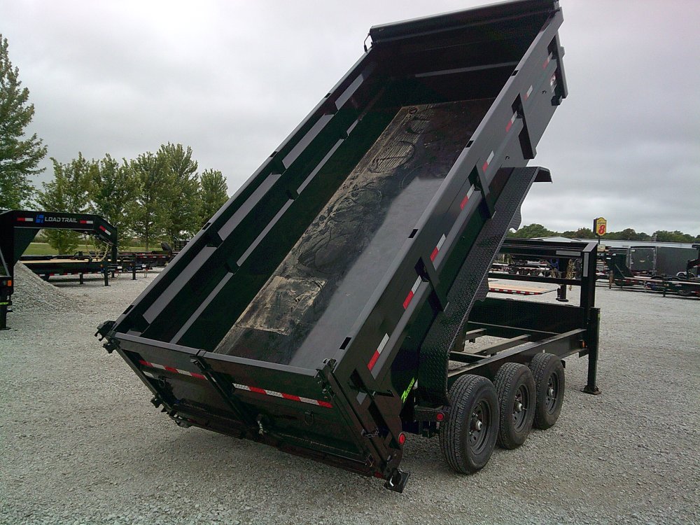 83" x 16' Triple Axle Gooseneck Low-Pro Dump