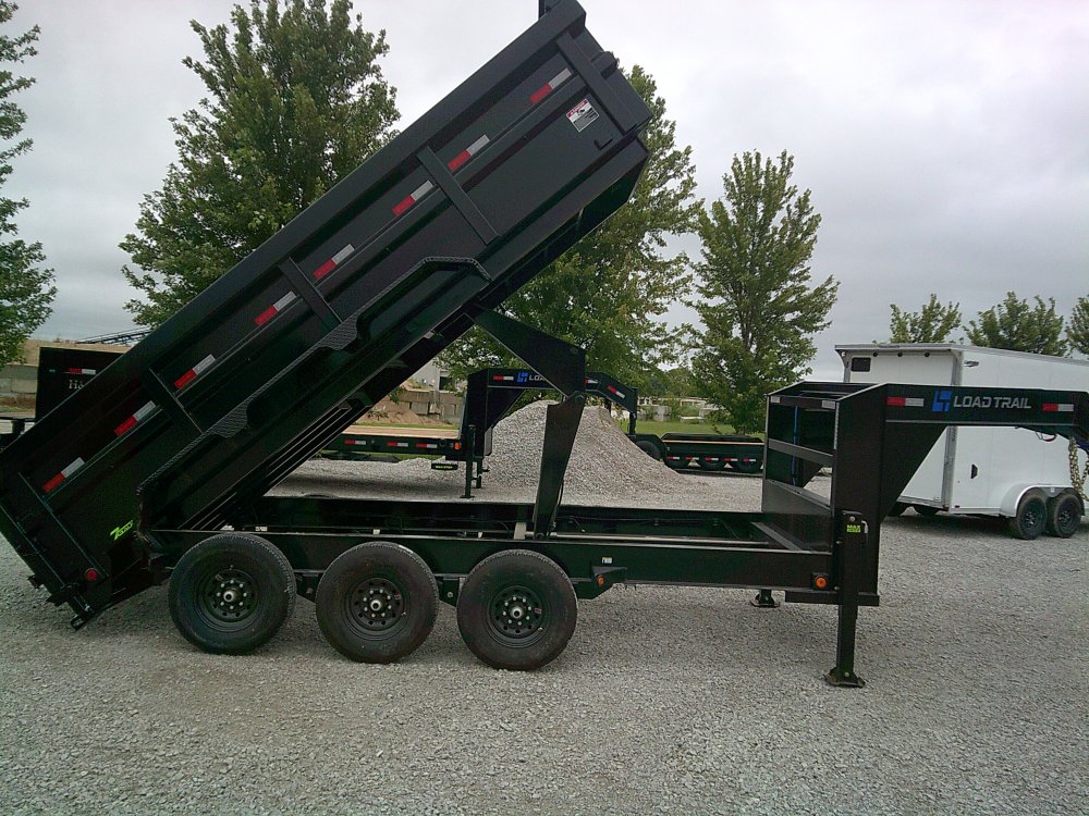 83" x 16' Triple Axle Gooseneck Low-Pro Dump