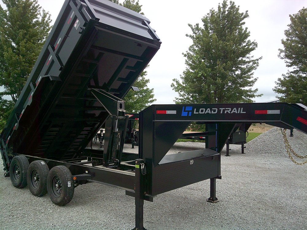 83" x 16' Triple Axle Gooseneck Low-Pro Dump