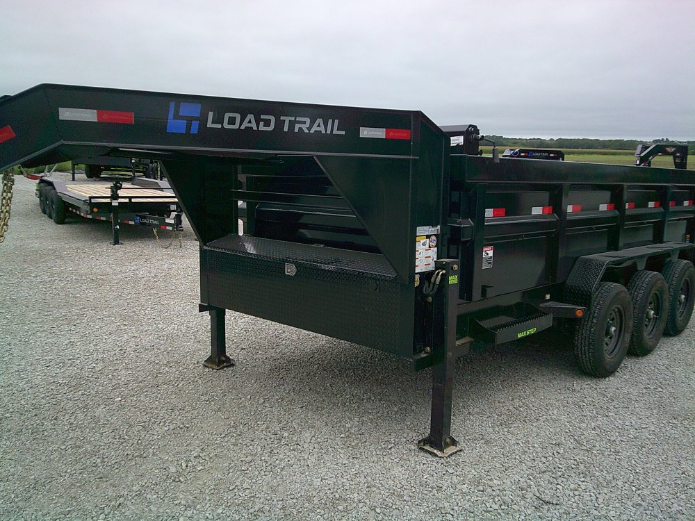 83" x 16' Triple Axle Gooseneck Low-Pro Dump