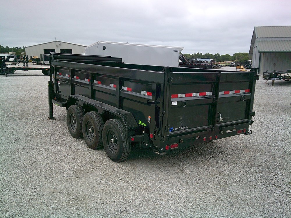 83" x 16' Triple Axle Gooseneck Low-Pro Dump