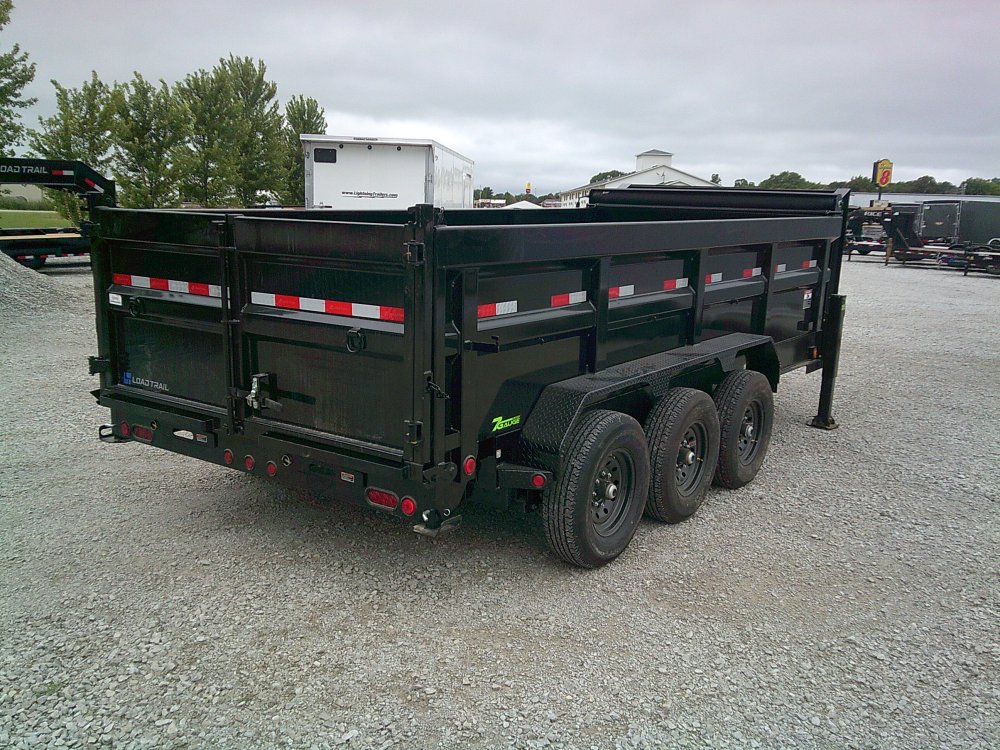 83" x 16' Triple Axle Gooseneck Low-Pro Dump