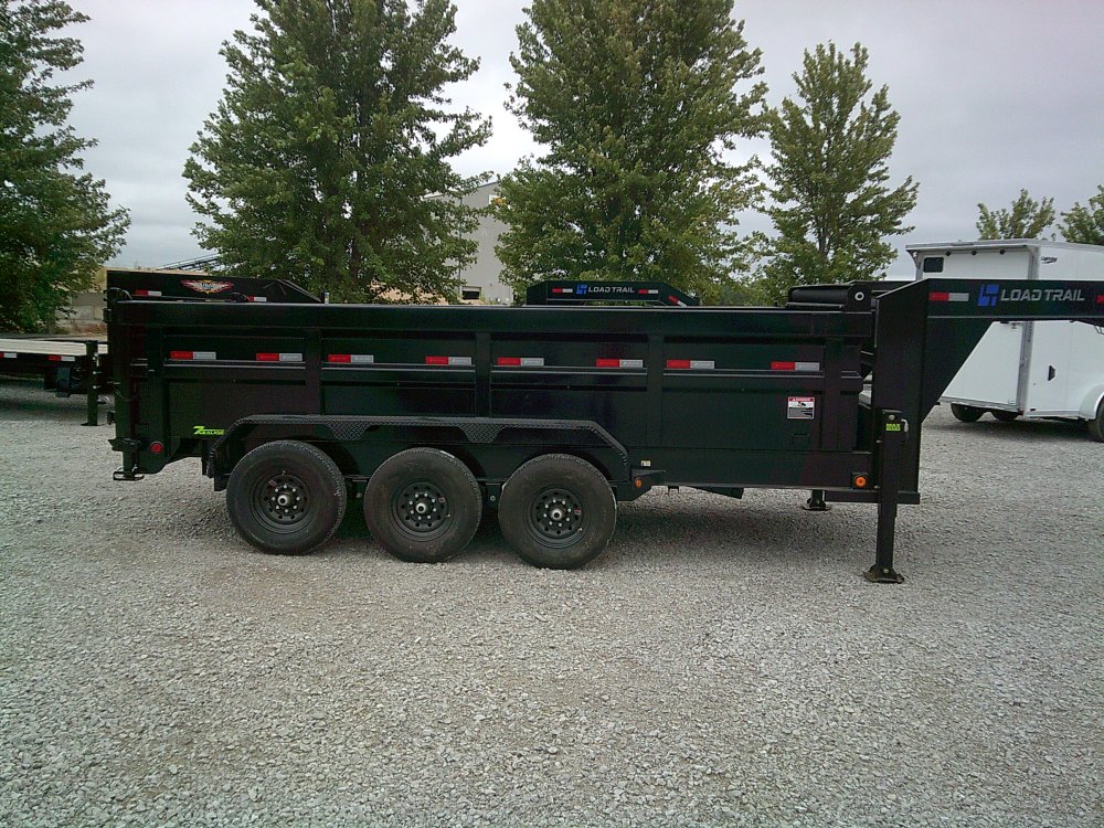 83" x 16' Triple Axle Gooseneck Low-Pro Dump