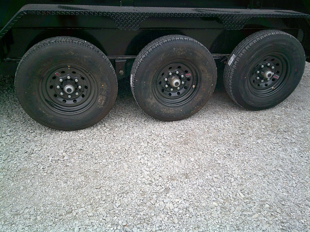 83" x 16' Triple Axle Gooseneck Low-Pro Dump