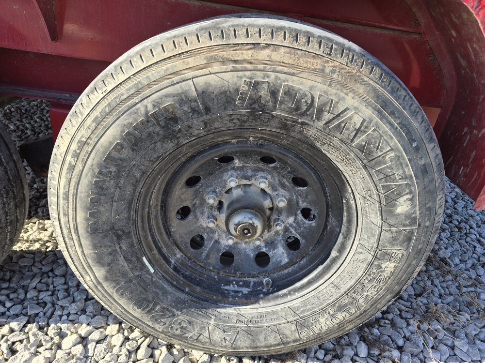 USED 2022 83" X 14' Red Dump Trailer 14K