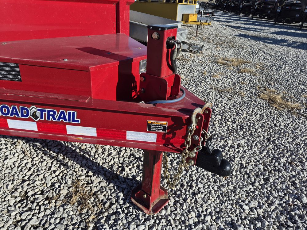 USED 2022 83" X 14' Red Dump Trailer 14K