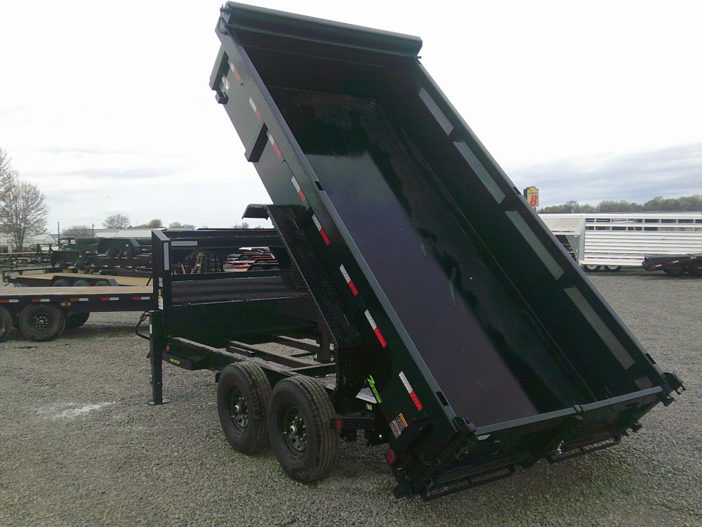 83" x 14' Tandem Axle Gooseneck Low-Pro Dump -14K