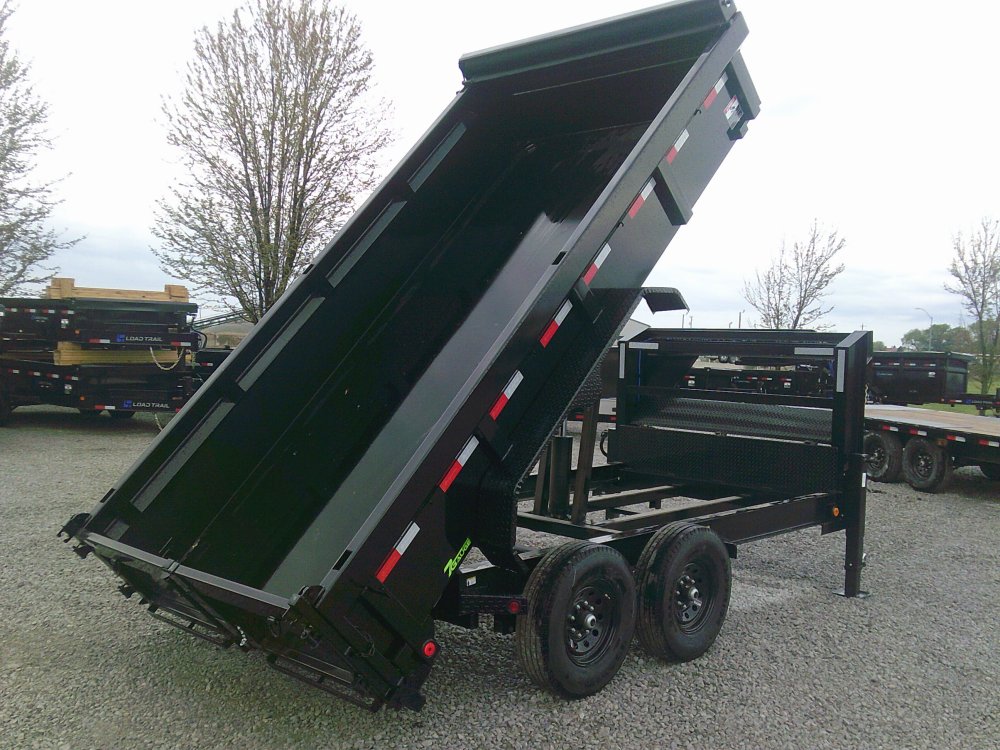 83" x 14' Tandem Axle Gooseneck Low-Pro Dump -14K