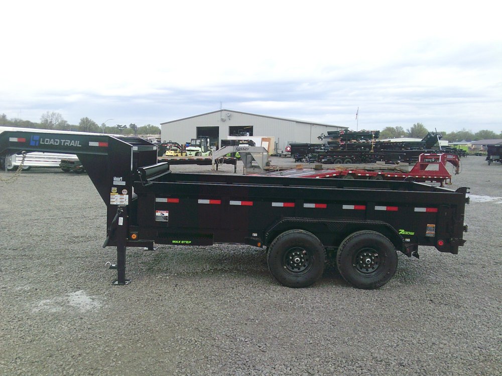 83" x 14' Tandem Axle Gooseneck Low-Pro Dump -14K