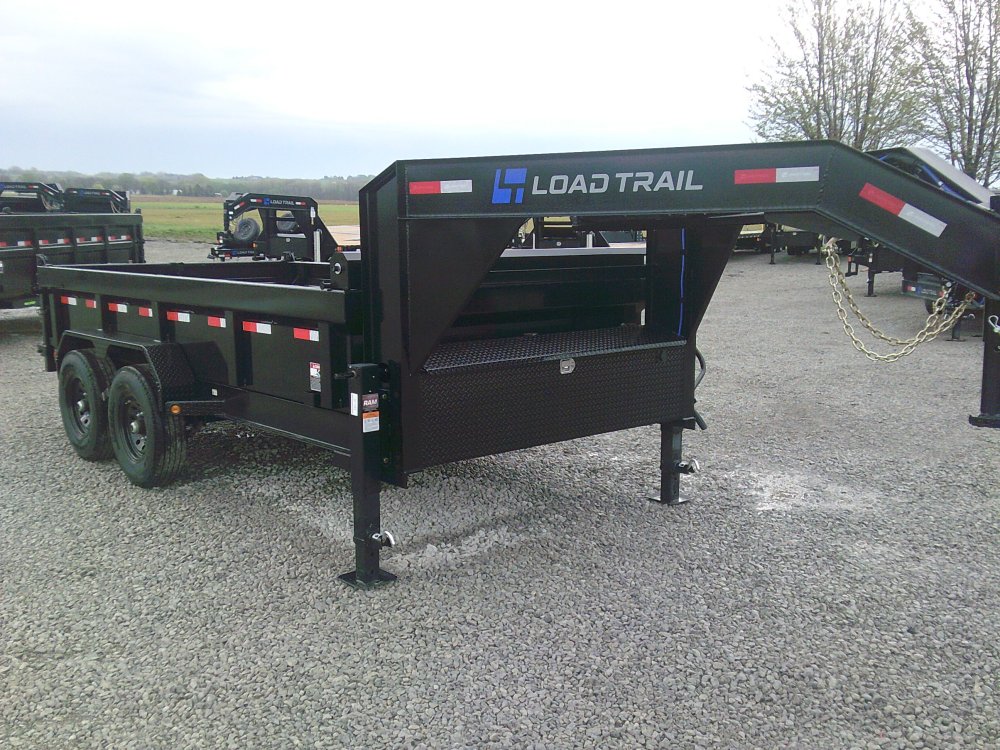 83" x 14' Tandem Axle Gooseneck Low-Pro Dump -14K