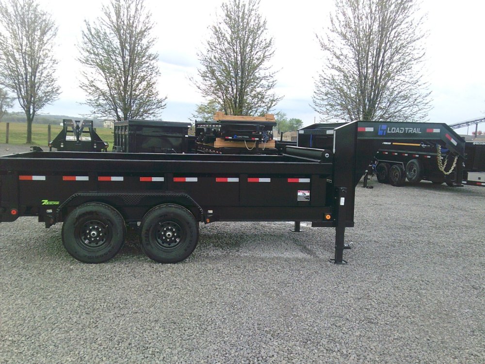 83" x 14' Tandem Axle Gooseneck Low-Pro Dump -14K