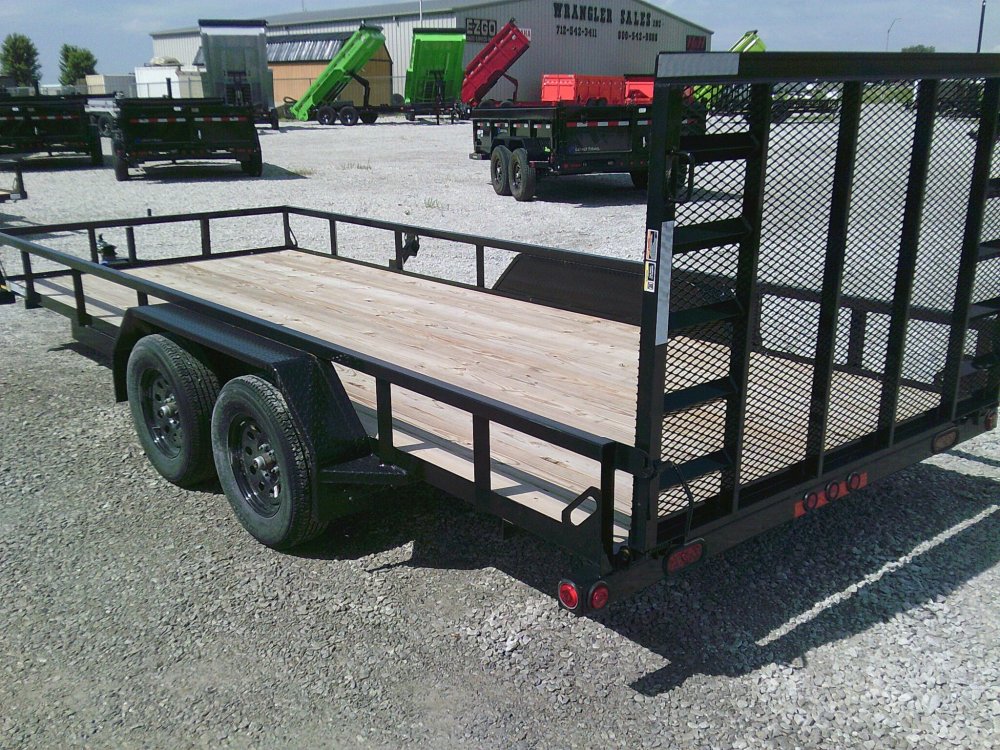 83" X 18' Tandem Axle Utility Trailer 7K