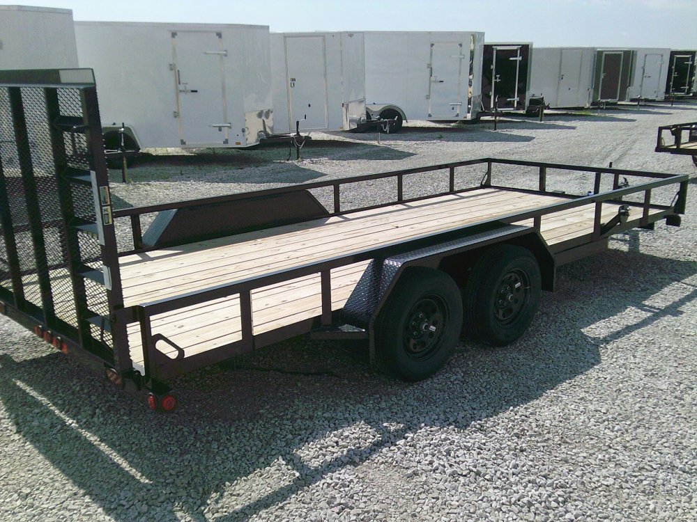 83" X 18' Tandem Axle Utility Trailer 7K