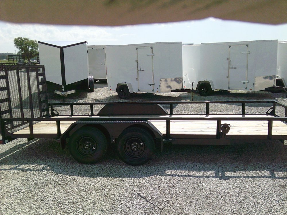 83" X 18' Tandem Axle Utility Trailer 7K