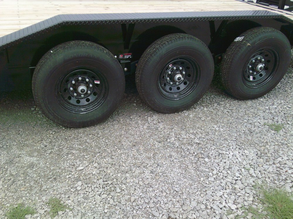 102" X 24' Triple Axle Equipment Trailer 21K