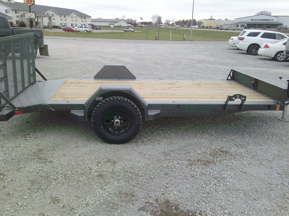 77" x 14' Single Axle SXS (4" Channel Frame)