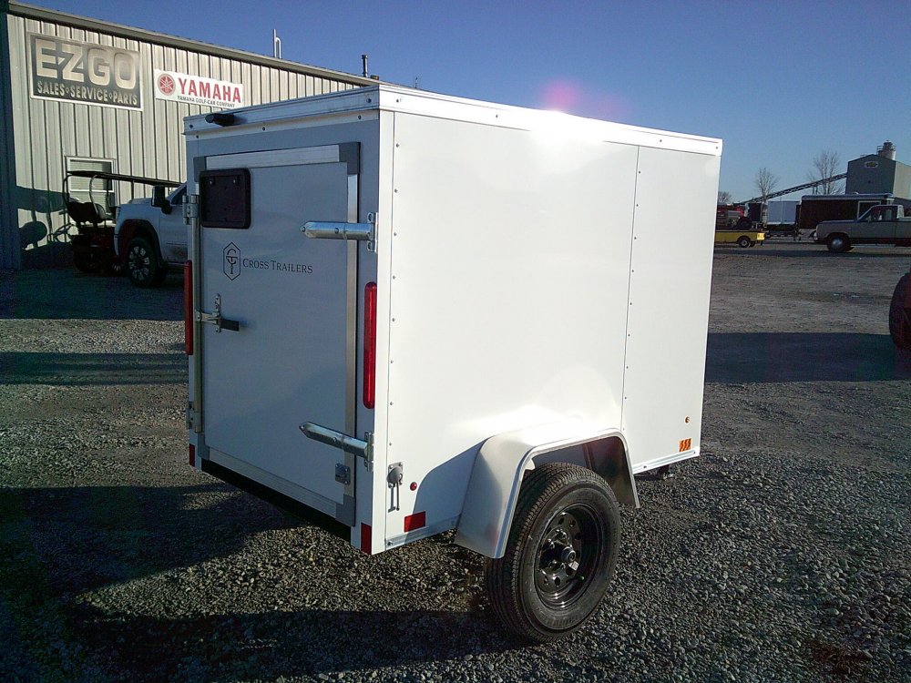 4X6 Enclosed Cross Trailer 2K
