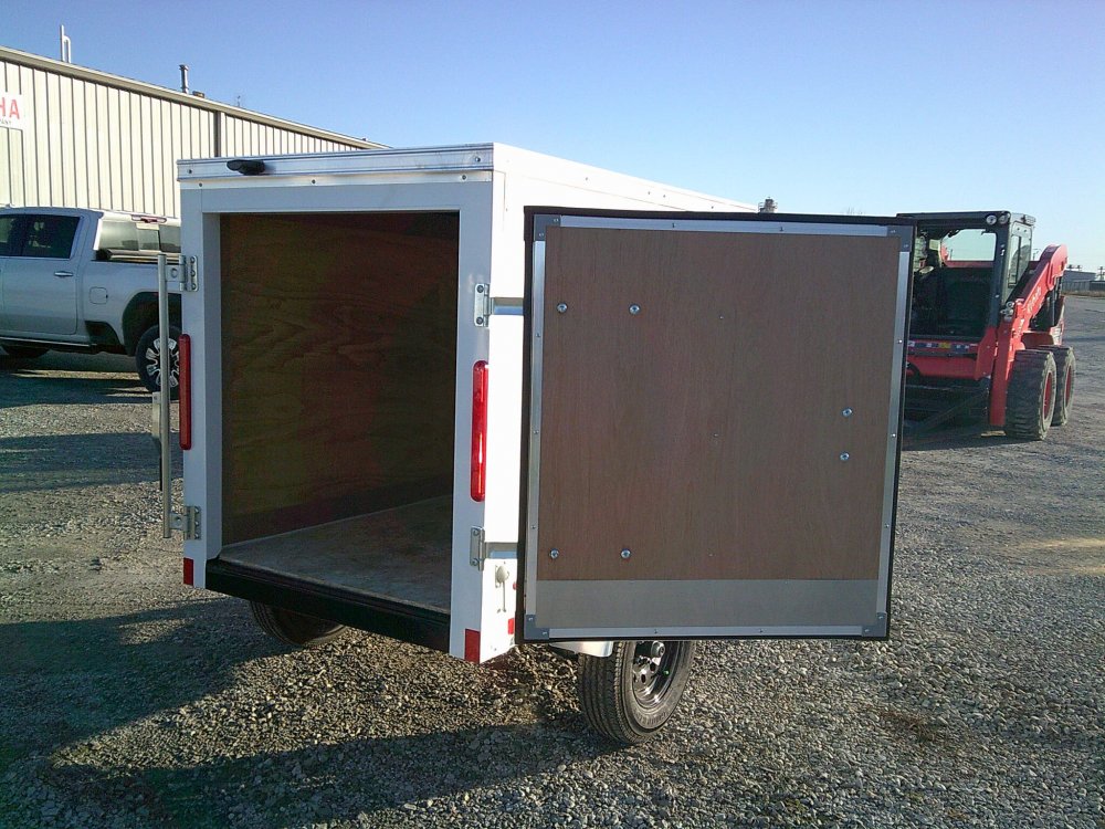 4X6 Enclosed Cross Trailer 2K