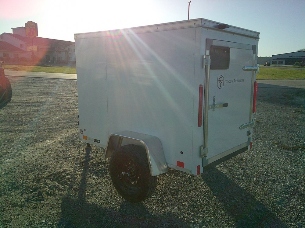 4X6 Enclosed Cross Trailer 2K